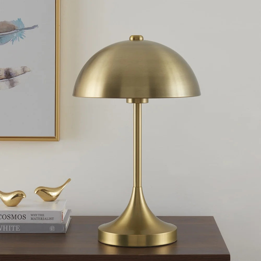 XMSJ Brass Touch On Off Dome Table Lamp Accent Lighting