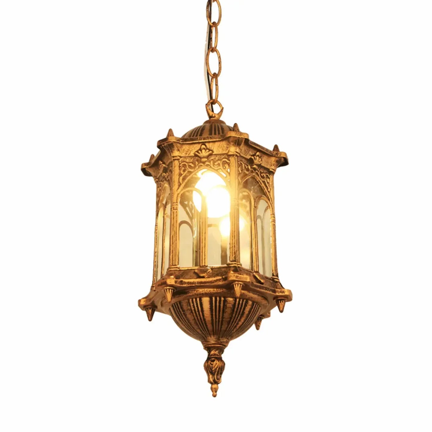 Waterproof Retro Outdoor Pendant Lantern Light For Garden