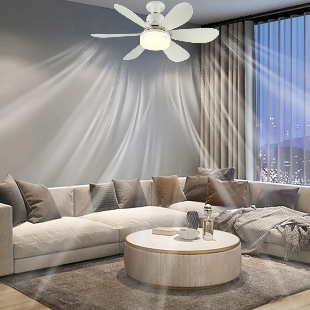 Hign Concerned Ceiling Fan With Remote And LED Light