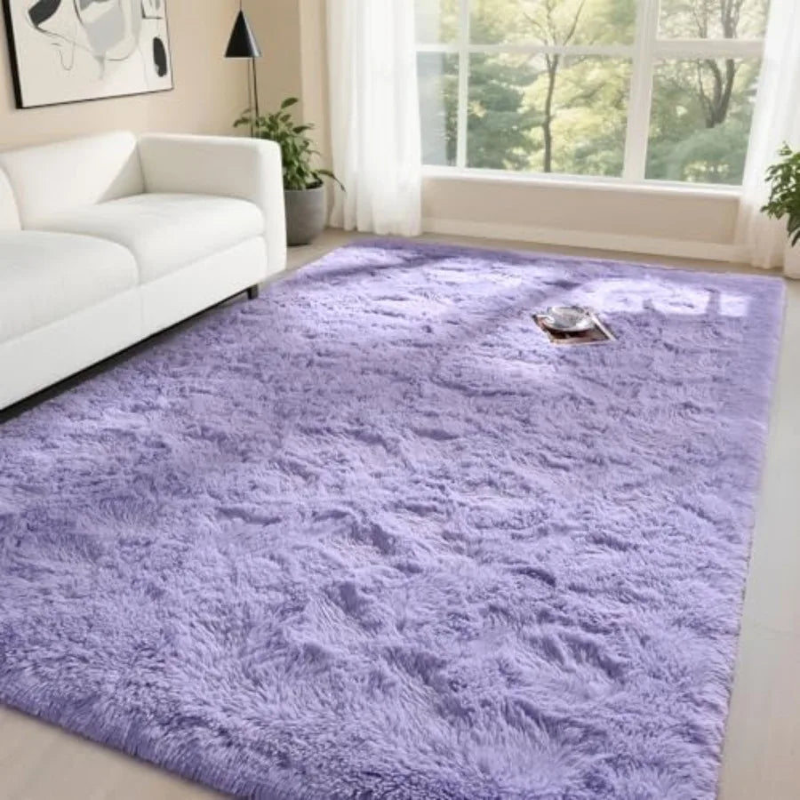 High-concerned Fluffy Plush Shag Rugs for Bedroom and Living Room