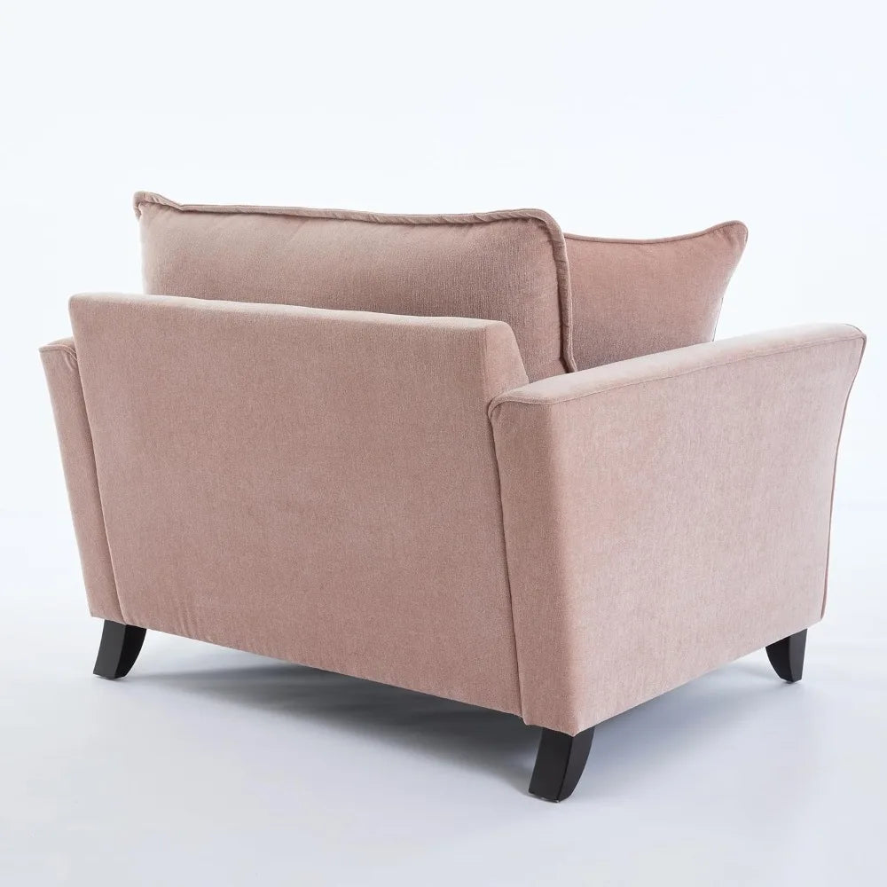 OEING Oversized Living Room Chair With Chenille Upholstery