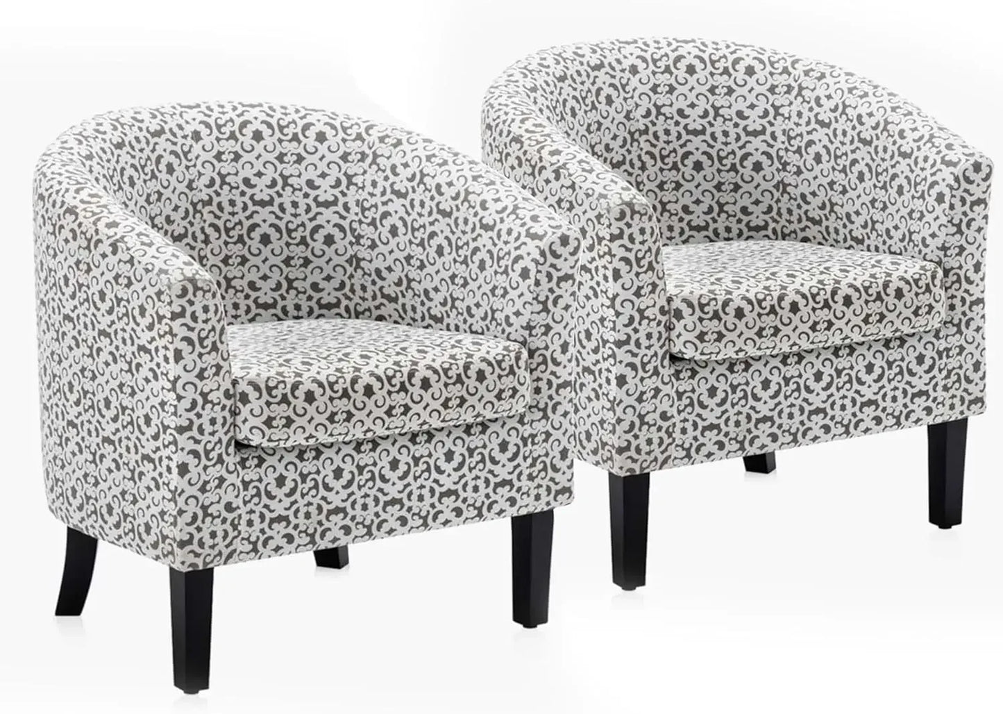 General Barrel Club Tub Accent Chairs For Living Room