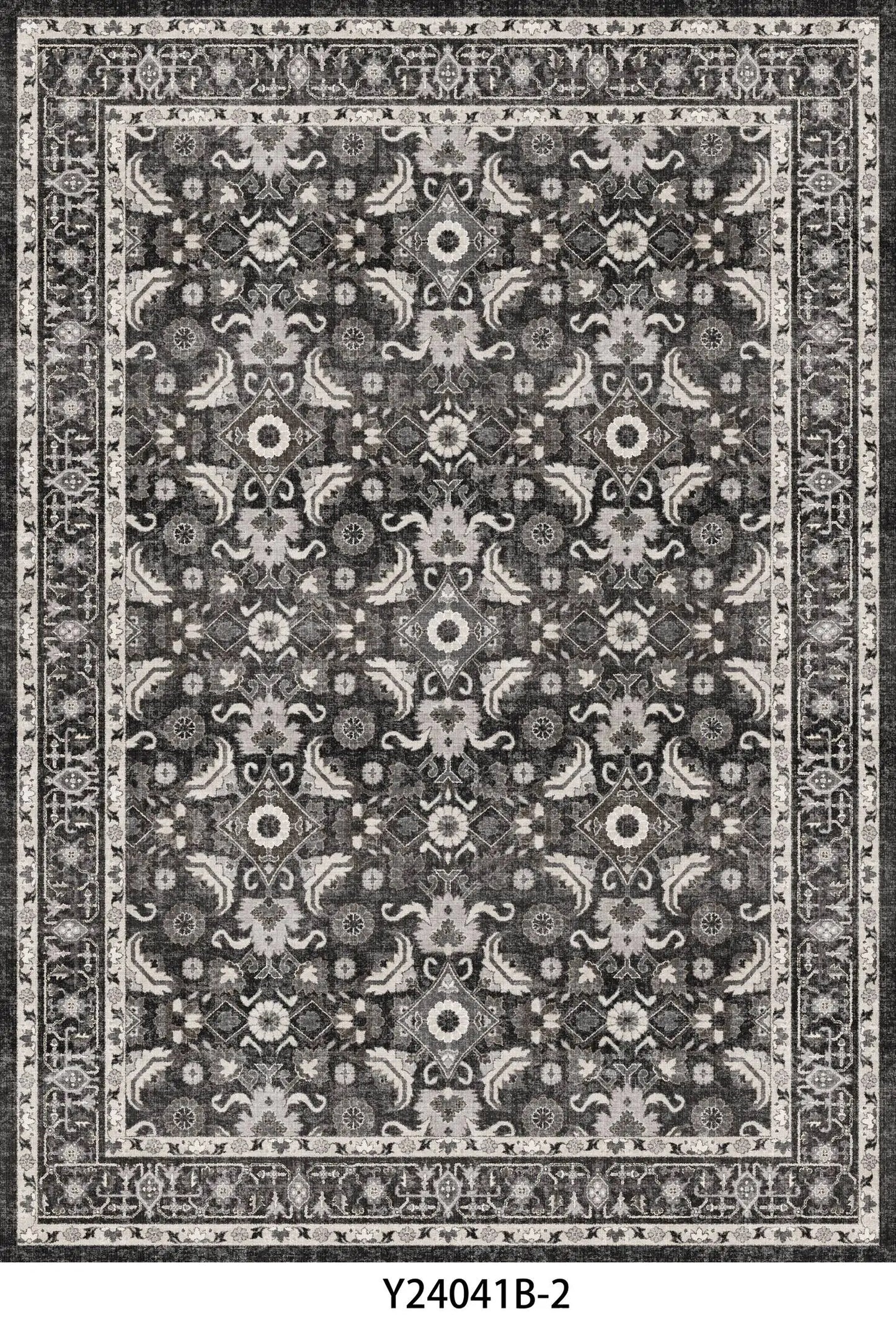 Persian Luxury Living Room Carpet 100 Percent Polyester Rug