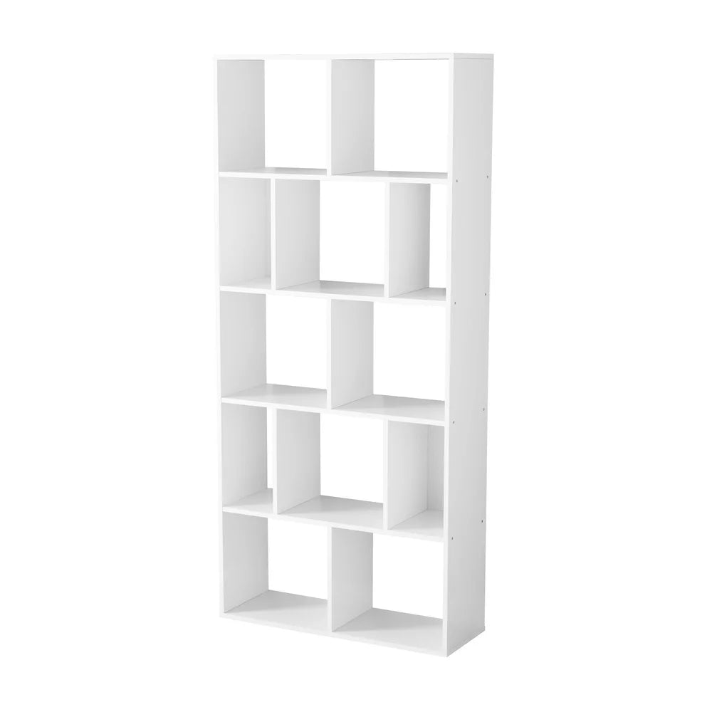 XMSJ Cube Open Back Wooden Bookcase Modern Storage Shelf