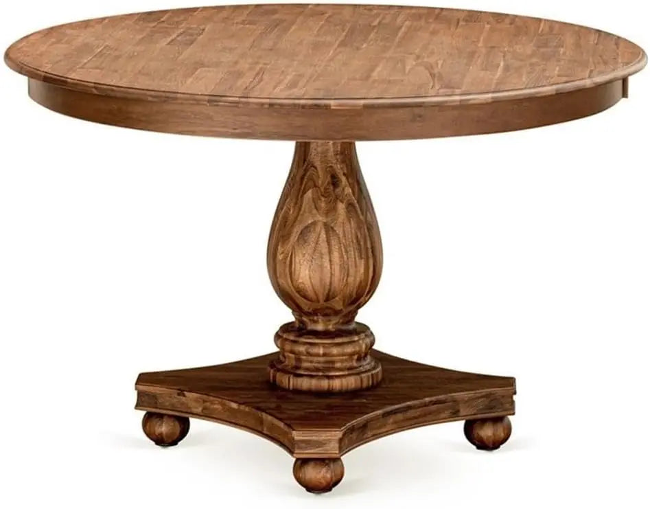 HUANZHUANG Ferris Modern Round Dining Table Pedestal Base