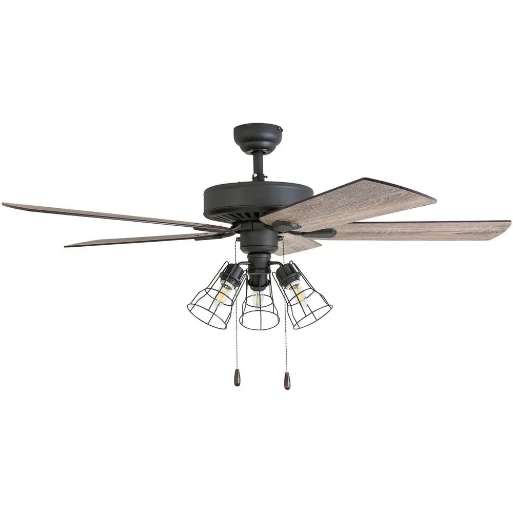 XMSJ Ceiling Fan 5 Blade Light Kit Quiet Operation