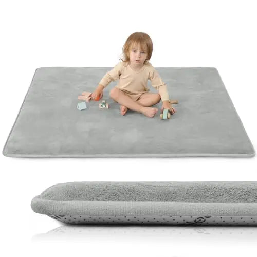 Huloo Sleep Solid Non-Slip Living Room Foam Play Mat Rug