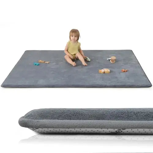 Huloo Sleep Solid Non-Slip Living Room Foam Play Mat Rug