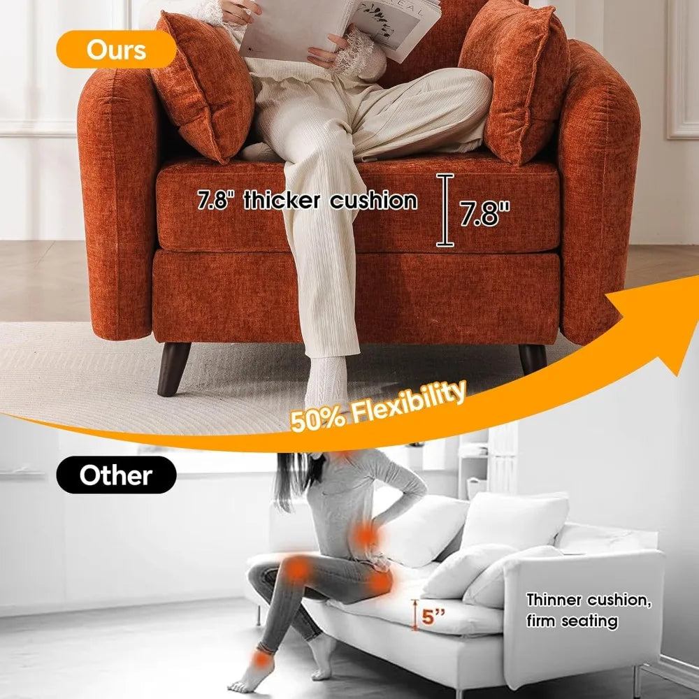 Dafify Oversized Accent Chair With Storage For Living Room