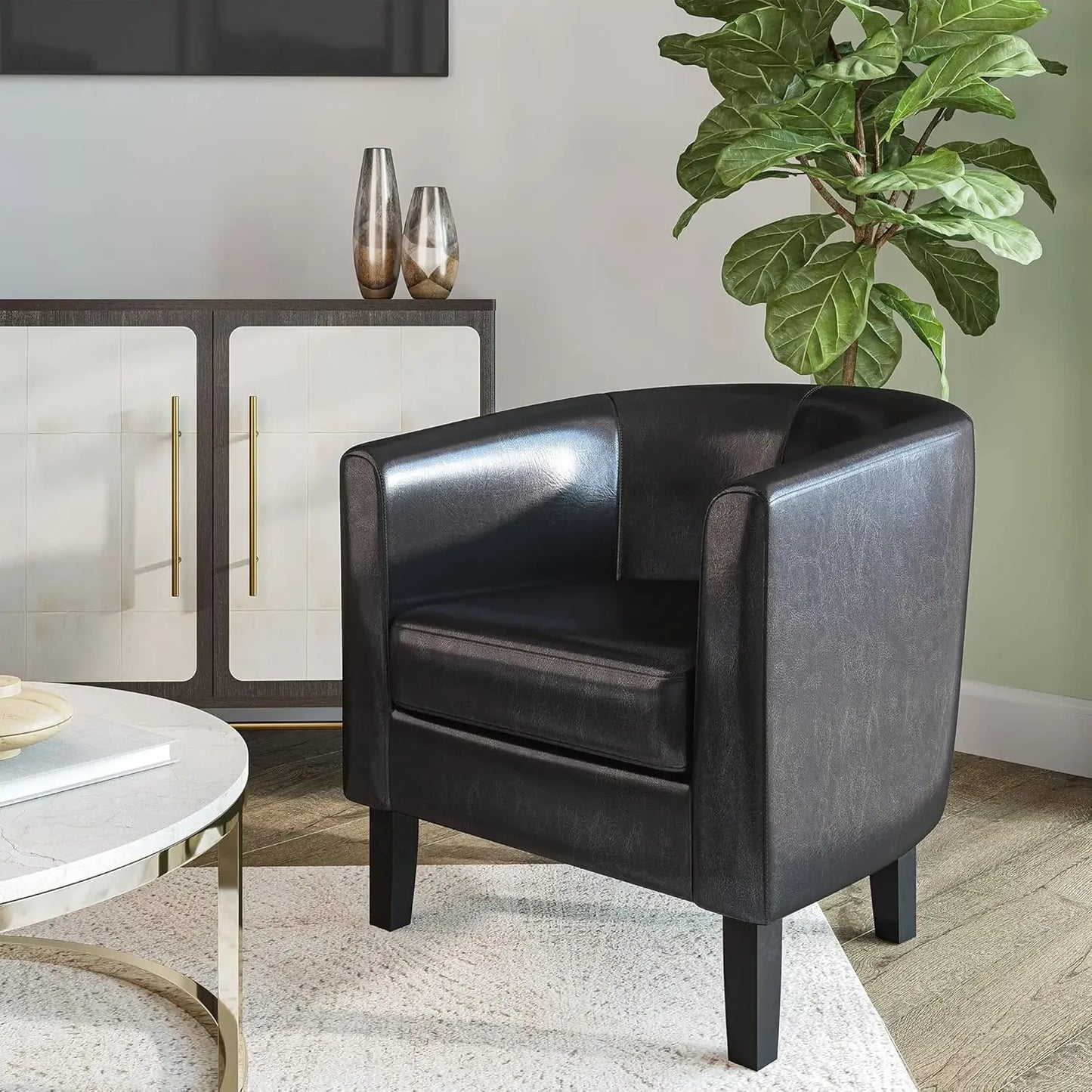 General Barrel Club Tub Accent Chairs For Living Room