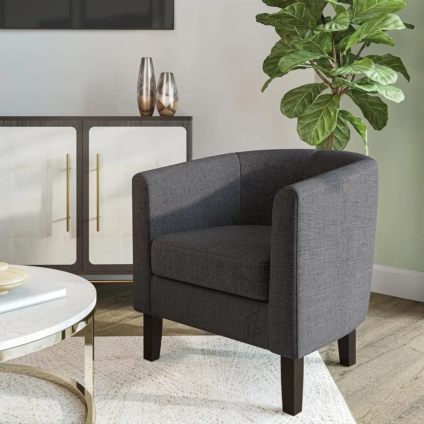 General Barrel Club Tub Accent Chairs For Living Room