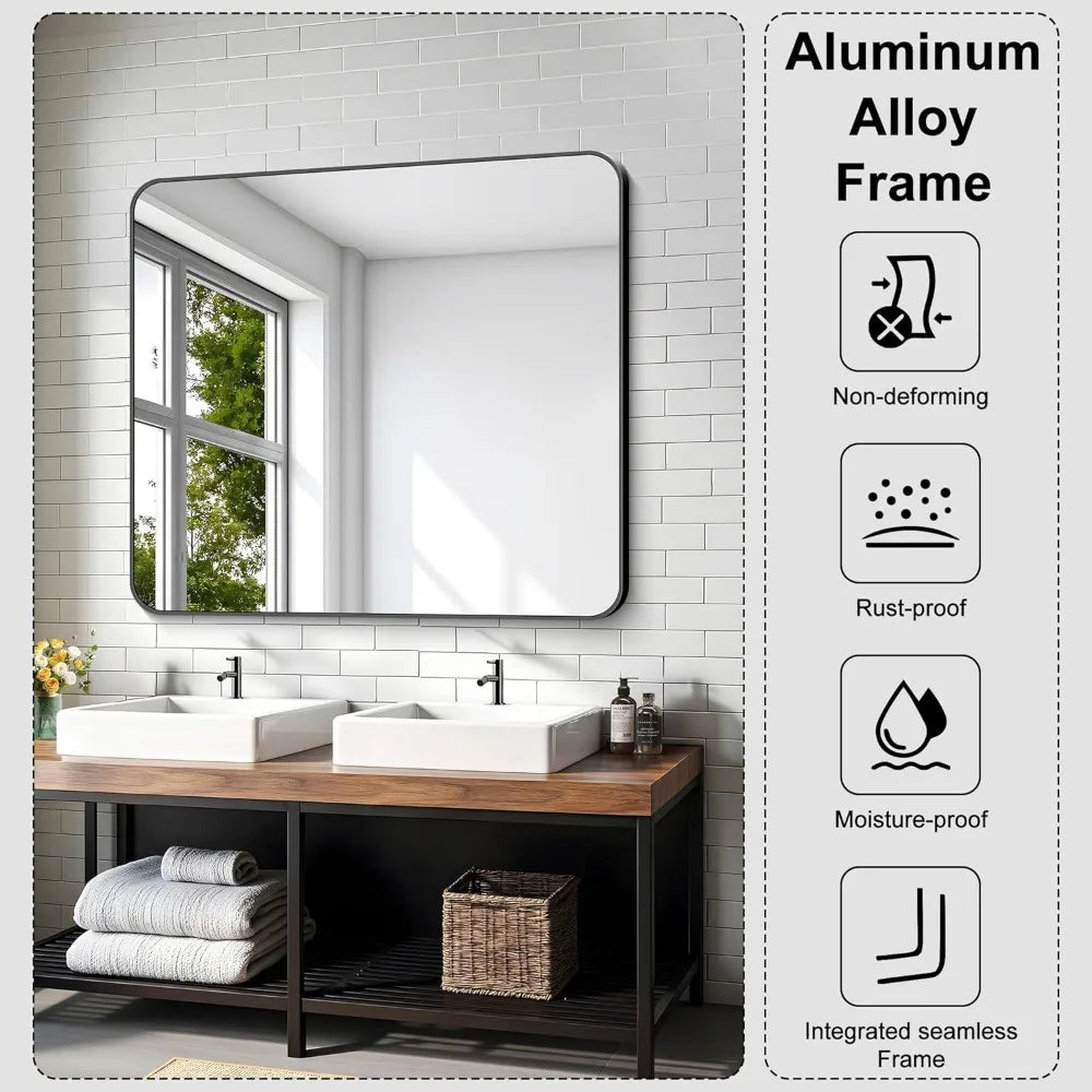 DAFIFY KOCUUY Rectangular Vanity Mirror Metal Frame