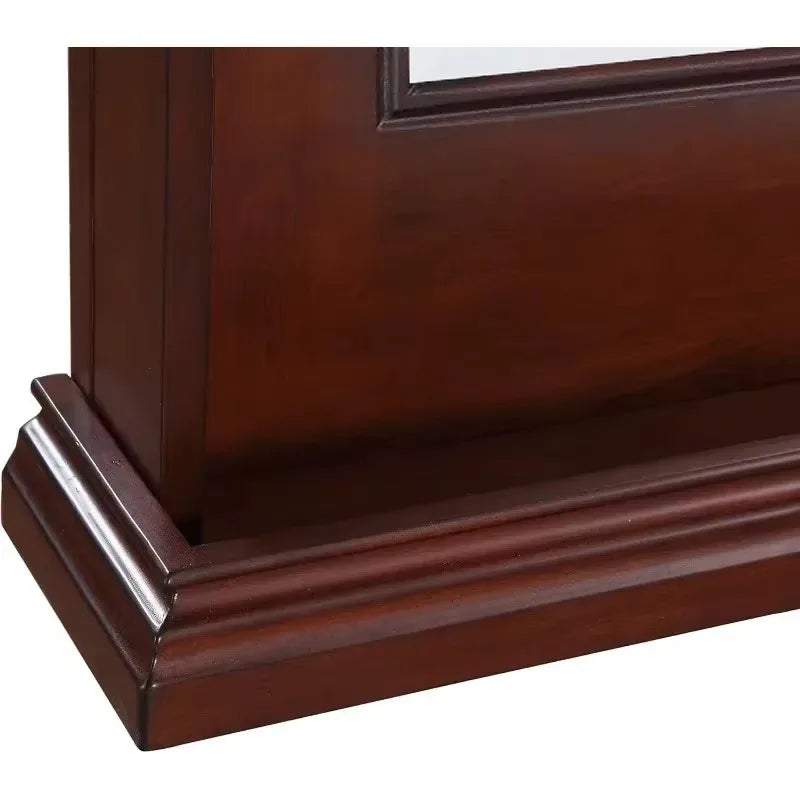 Seville Back Bar Framed Mirror Hardwood
