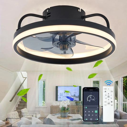 Jelena LED Ceiling Fan Light With DC Motor And Remote