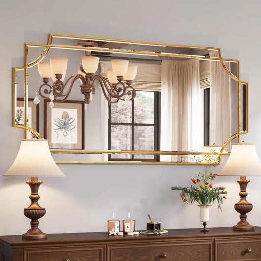 Traditional Beveled Full Length Wall Mirror For Home