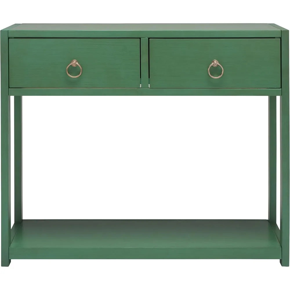 Sadie Modern Console Table With Two Drawers Fully Assembled