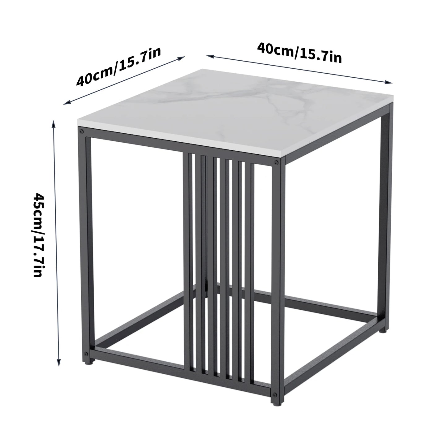 BINGOPAW Solid Marble Coffee Table Modern Minimalist