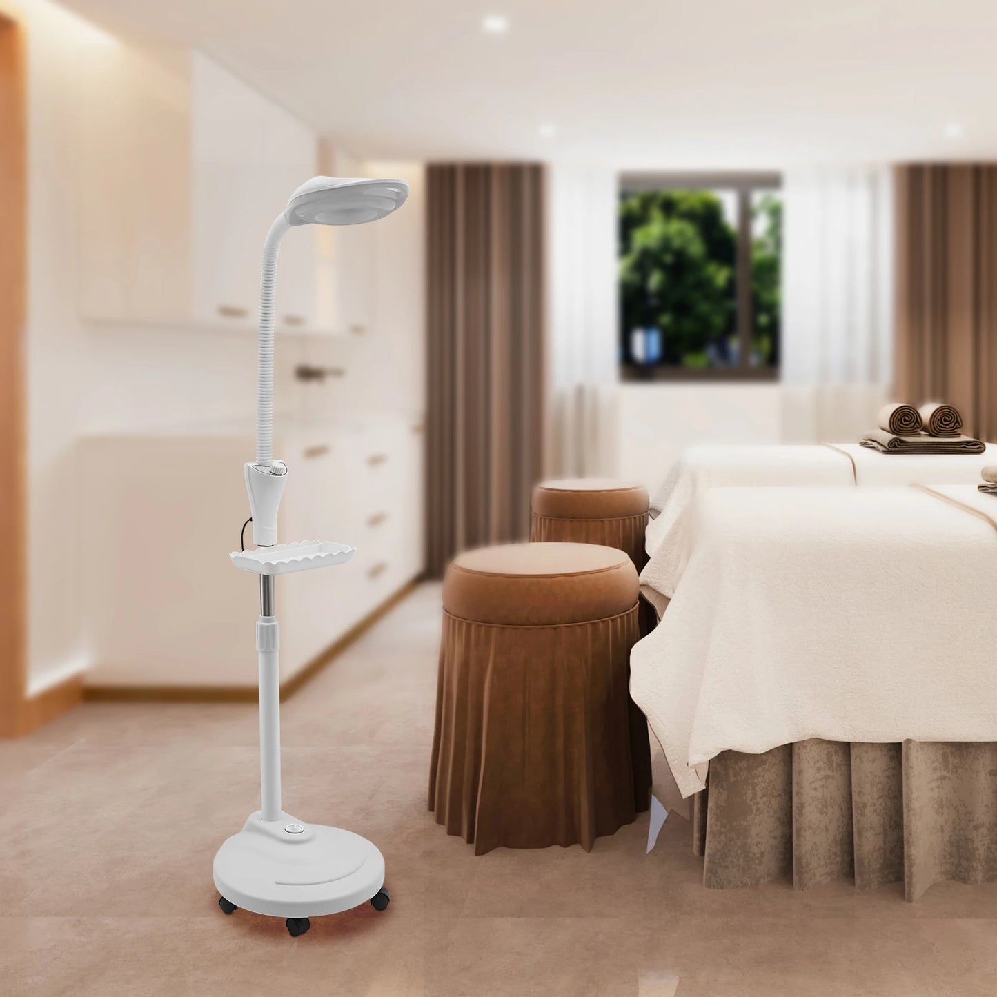 16X Magnifying LED Floor Lamp With Adjustable Height 58W