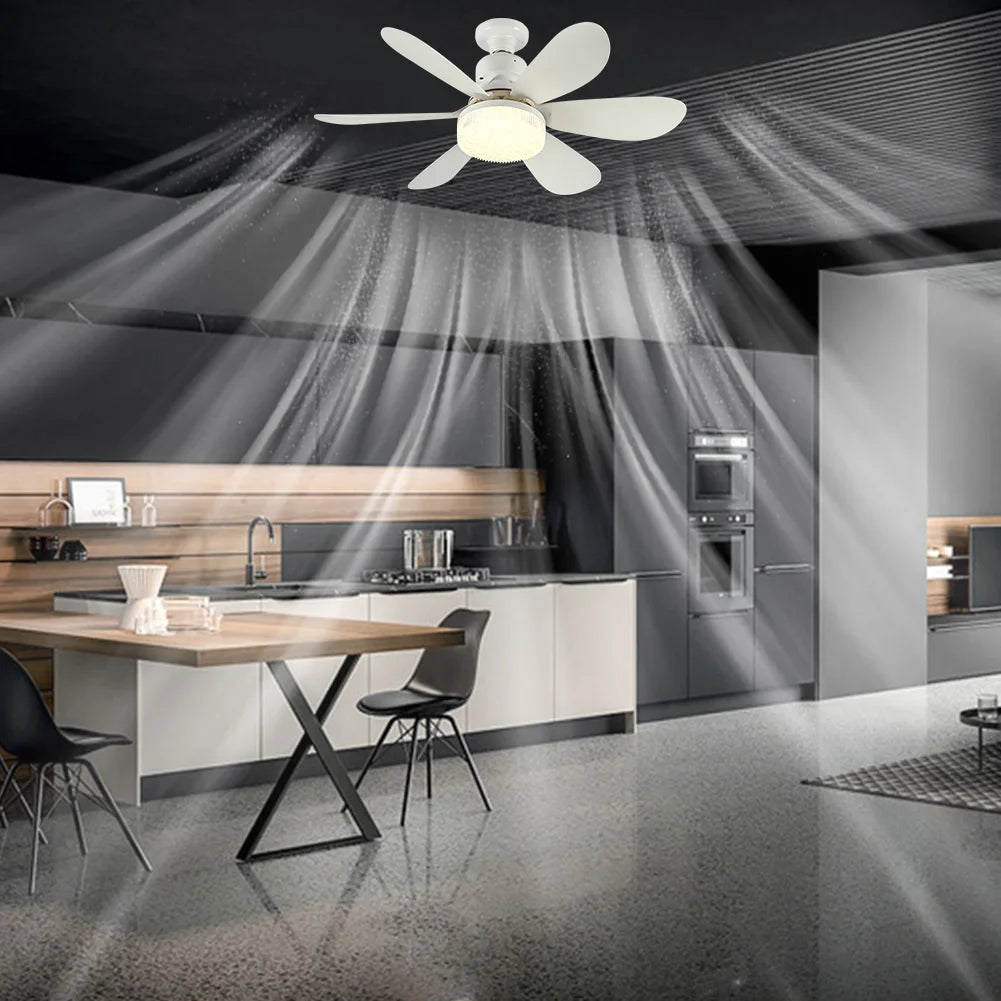 Hign Concerned Ceiling Fan With Remote And LED Light