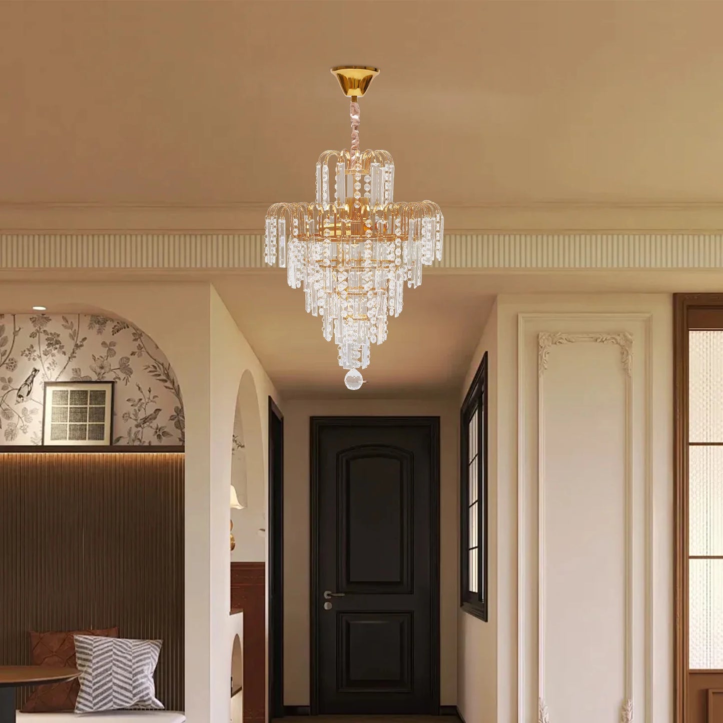 Luxury Crystal Chandelier Ceiling Pendant Light Fixture