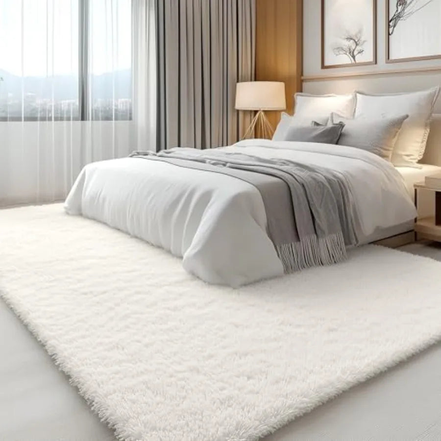 High-concerned Fleece Area Rug for Living Room Bedroom