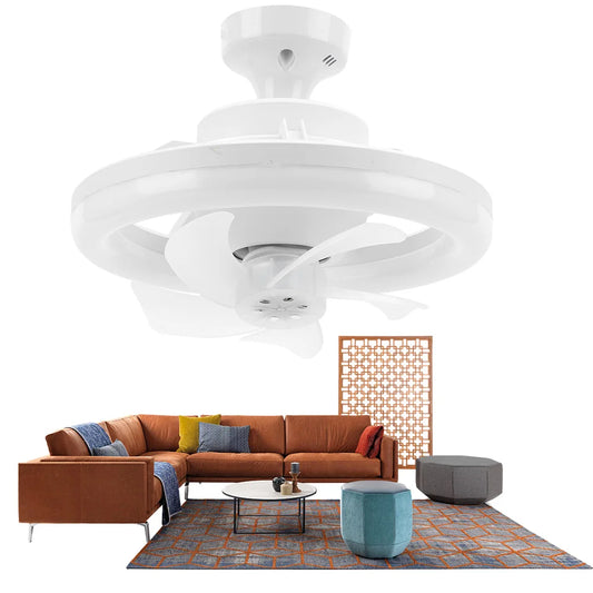 Alloet Ceiling Fan With Light RGB Dimmable 3 Speeds