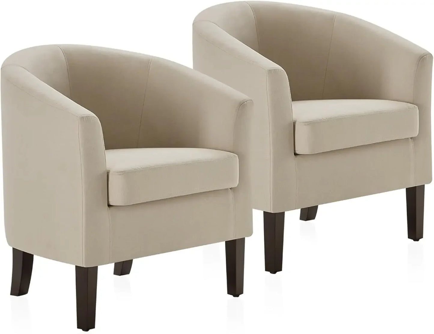 General Barrel Club Tub Accent Chairs For Living Room