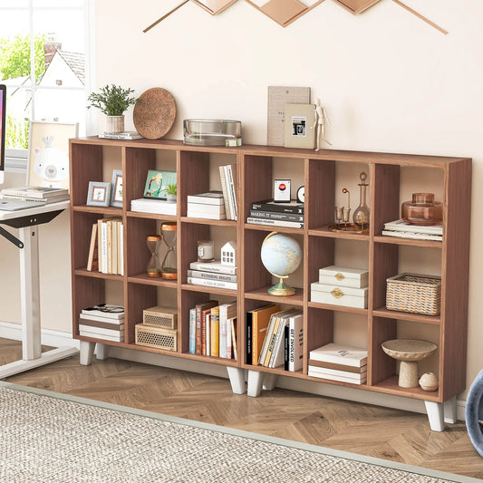 Modular Bookcase With Removable Shelves And Raised Feet