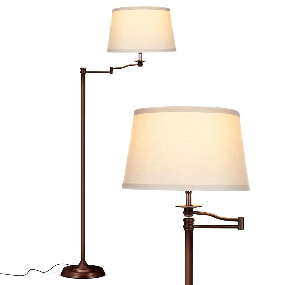 ZUIDID Caden LED Floor Lamp With Swing Arm Living Room