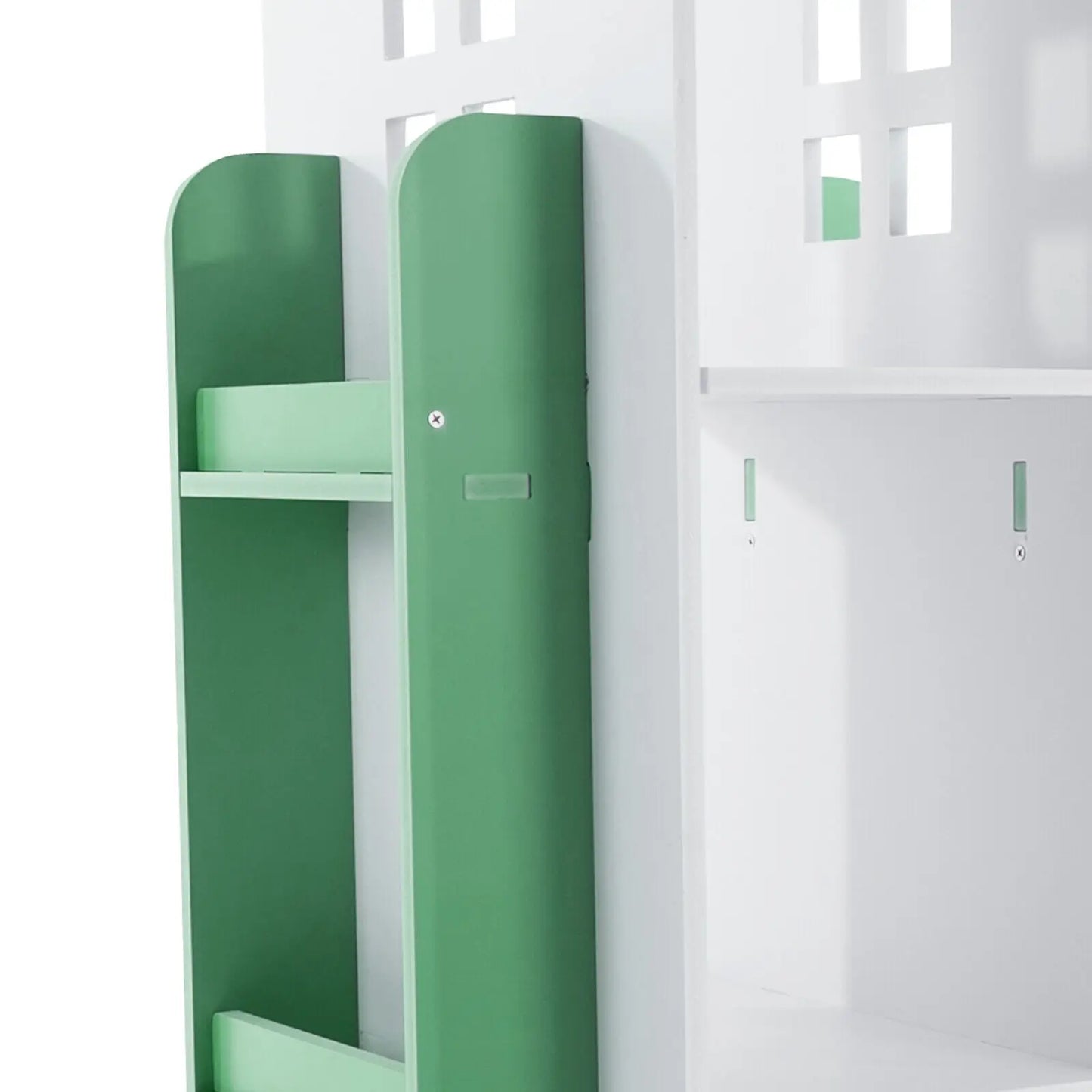 Rotating Freestanding Bookshelf Storage Display Rack Guard