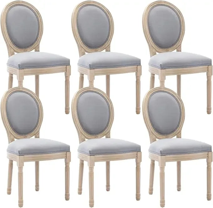 HUANZHUANG French Country Dining Chairs Solid Wood
