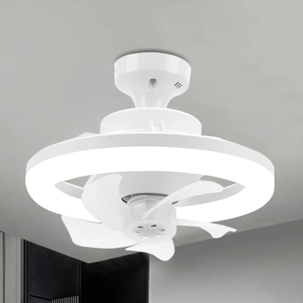 Alloet Ceiling Fan With Light RGB Dimmable 3 Speeds