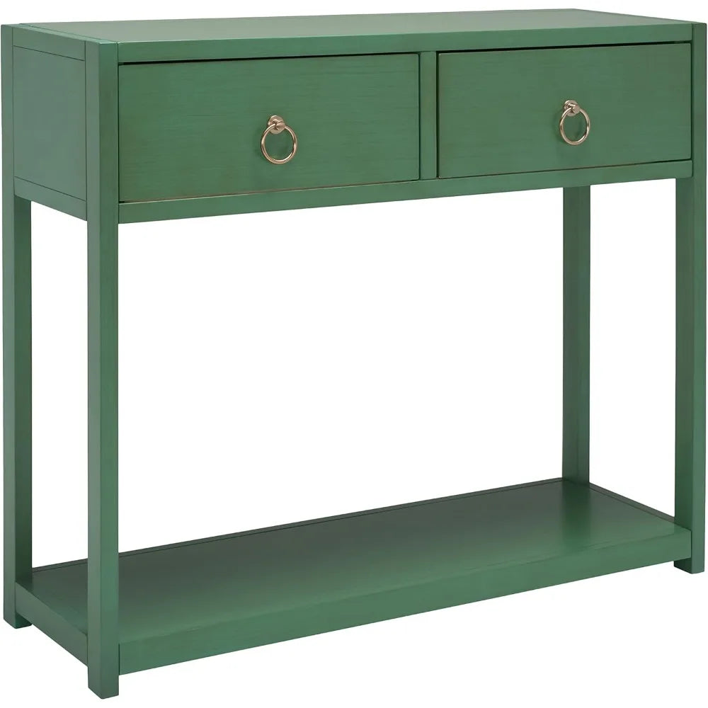 Sadie Modern Console Table With Two Drawers Fully Assembled