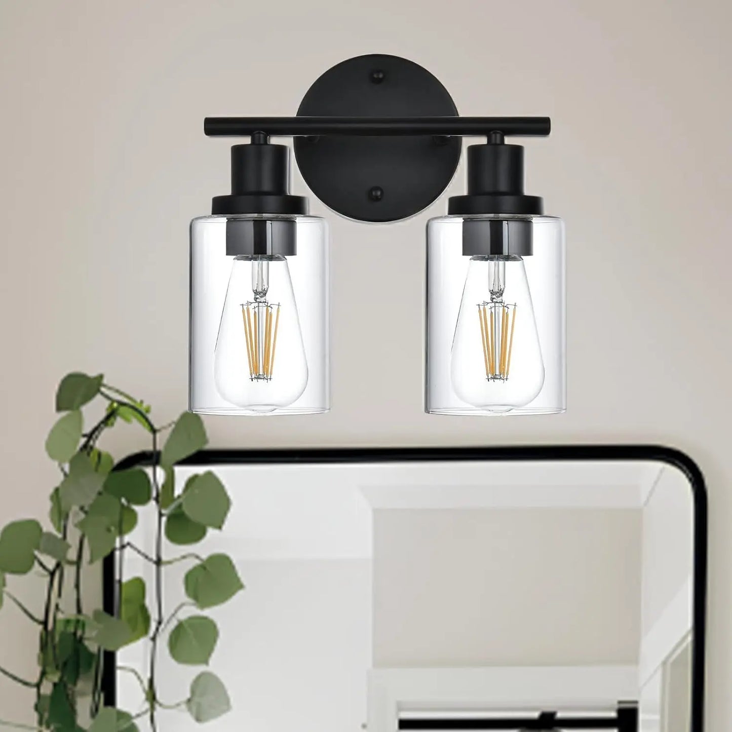 Origin Brushed Nickel Five Light Bathroom Vanity Light