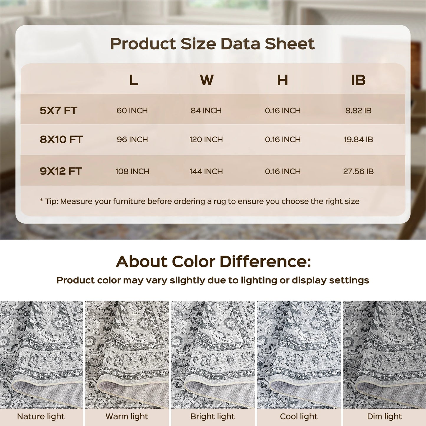 Persian Luxury Living Room Carpet 100 Percent Polyester Rug