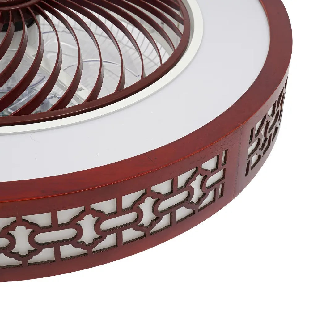 Bymaocar Ceiling Fan With Light Remote Control LED Lighting