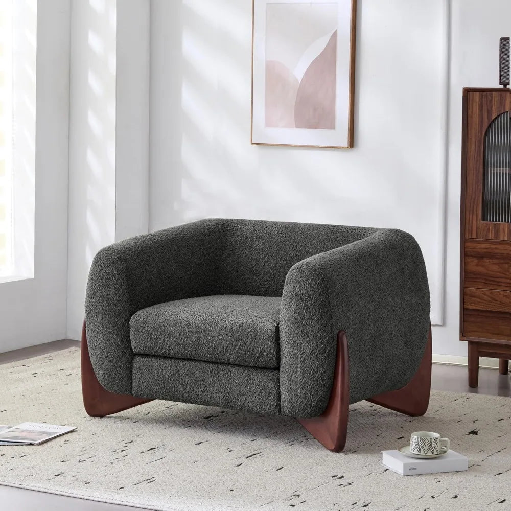 Christopher Knight Home Holly Boucle Upholstered Club Chair