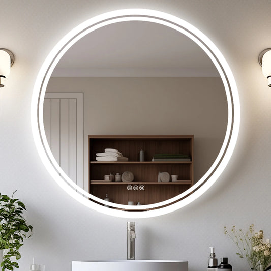 Borwart LED Bathroom Mirror Illuminated Dimmable Antifog