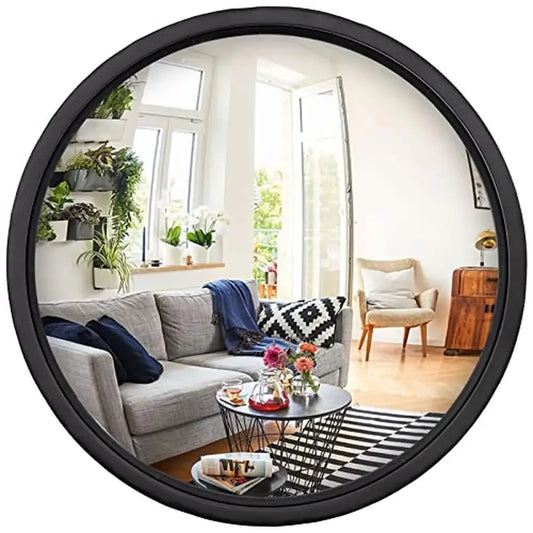 DUTRIEUX Convex Round Metal Frame Wall Mirror Bathroom Vanity