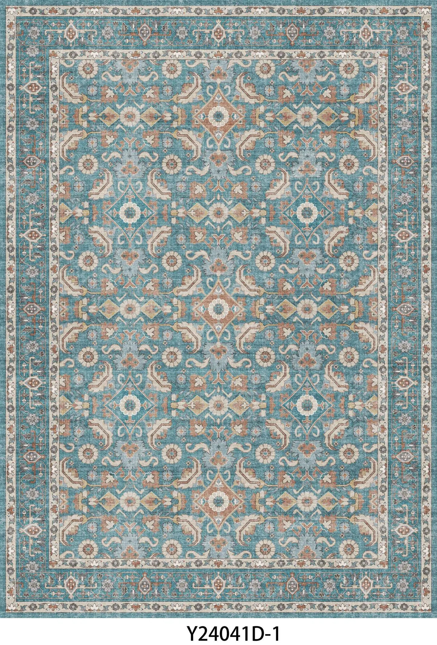 Persian Luxury Living Room Carpet 100 Percent Polyester Rug