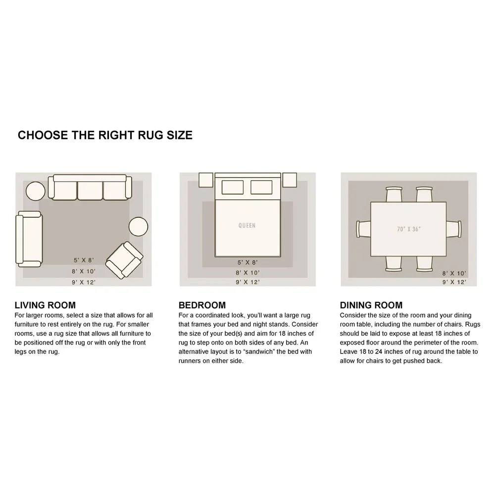 Fujian Bohemian Area Rug Low Profile Floral Geometric Print