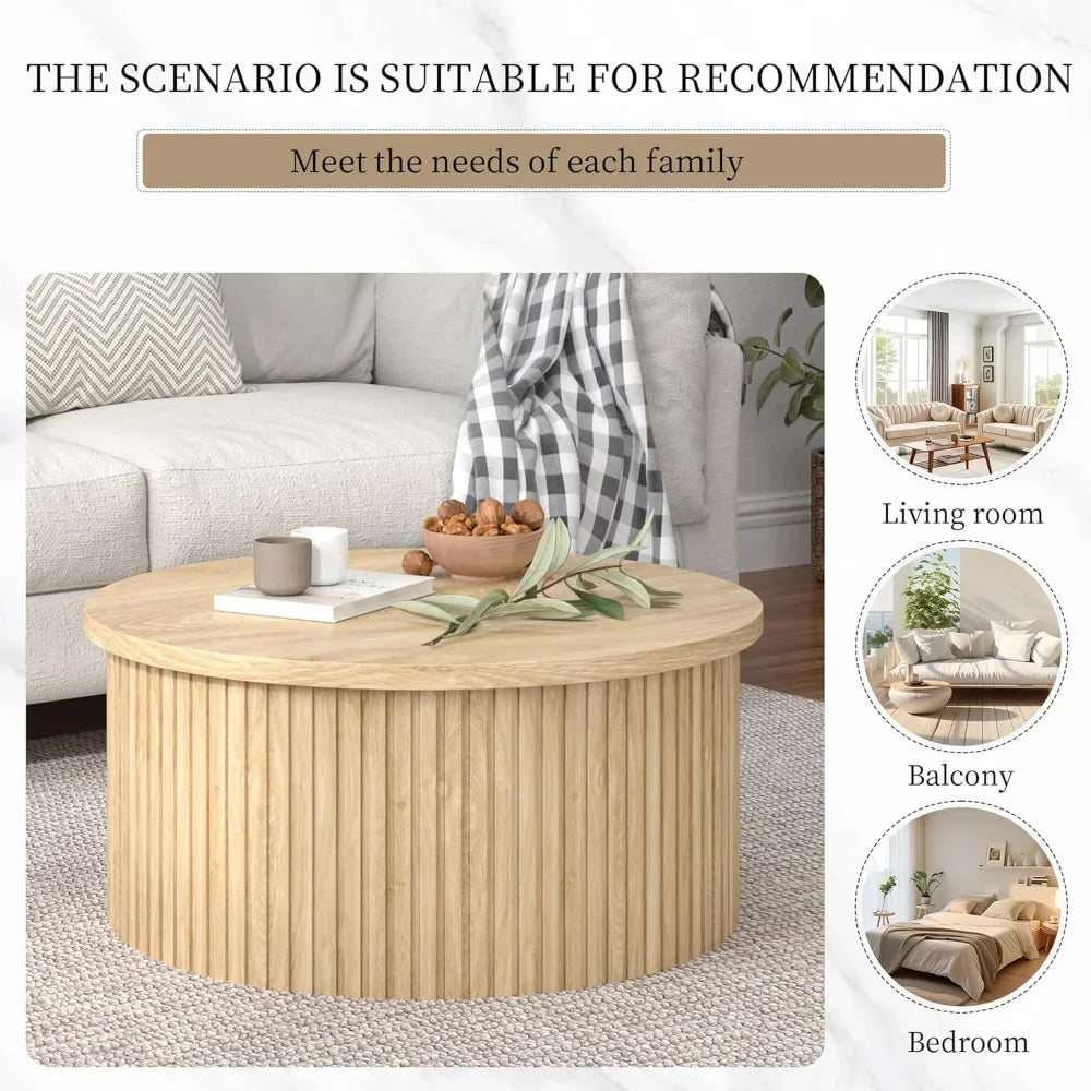 ZUIYU Lift Top Coffee Table With Storage For Living Room