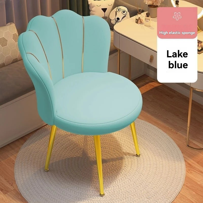 Minimalist Modern Makeup Dressing Chair With Backrest