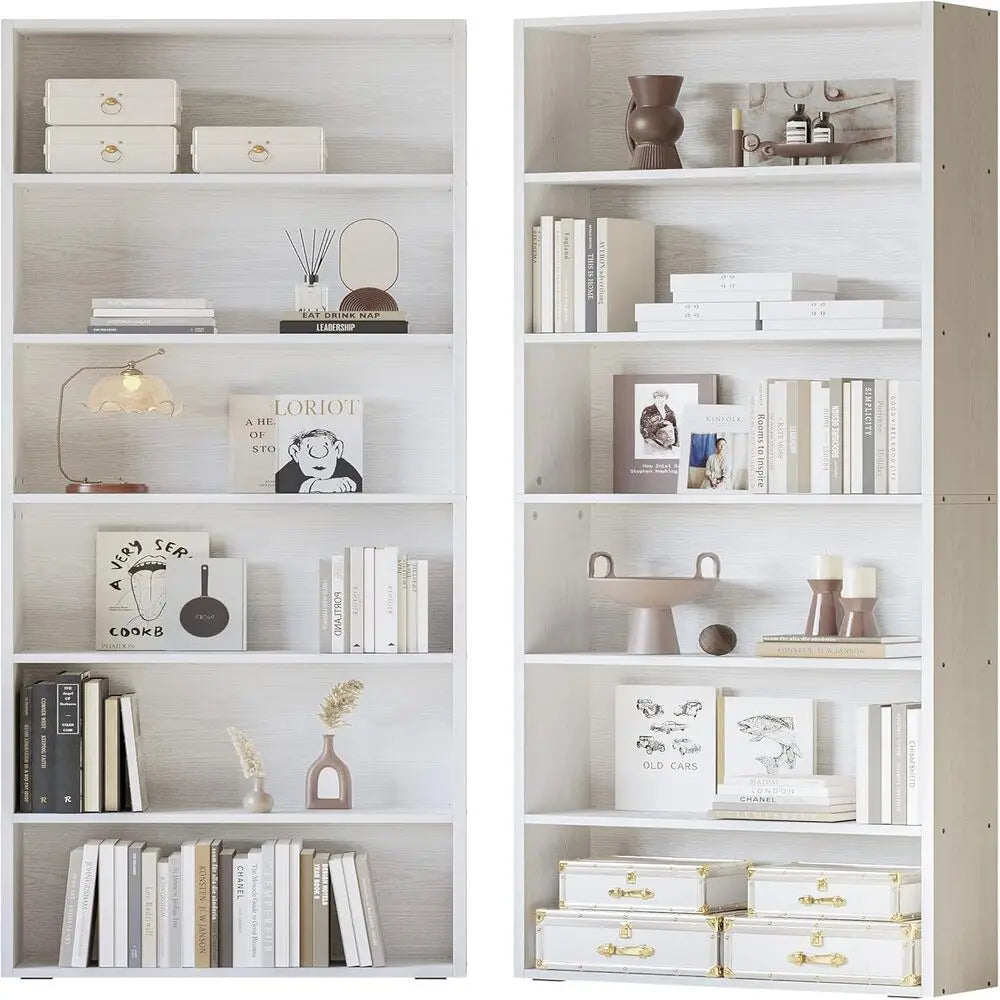 IRONCK Bookshelves Set Of Two Floor Standing Shelves