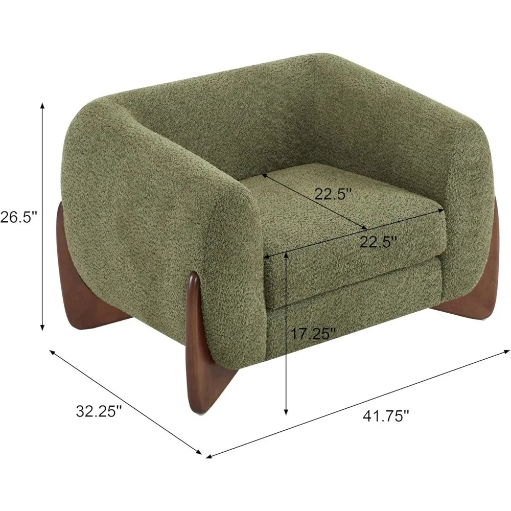Christopher Knight Home Holly Boucle Upholstered Club Chair