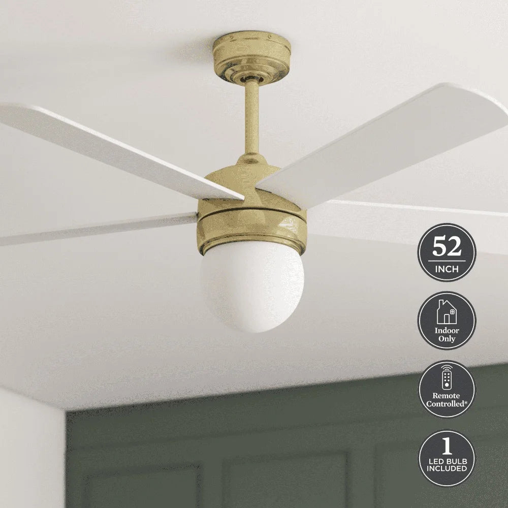 XMSJ Ceiling Fan With Light Remote Control Energy Efficient