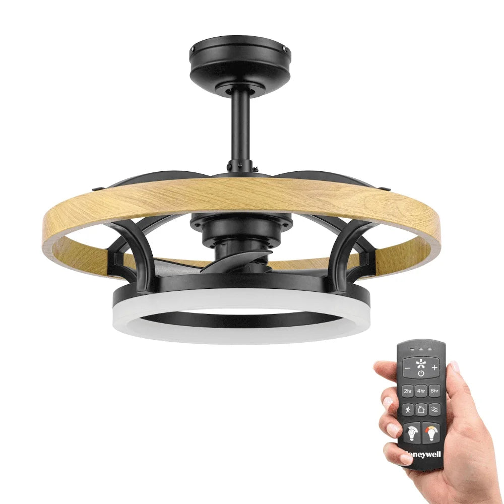 XMSJ Indoor Ceiling Fan Remote Control LED Dimmable Light