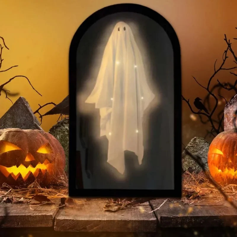Hign-concerned Halloween Holographic Ghost Mirror Light