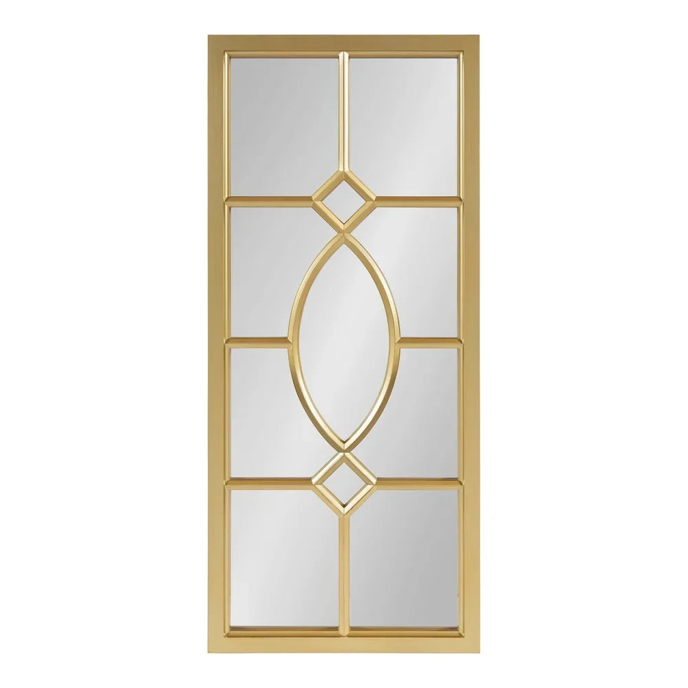 Trellis Windowpane Wall Accent Mirror Lightweight Decorative Home
