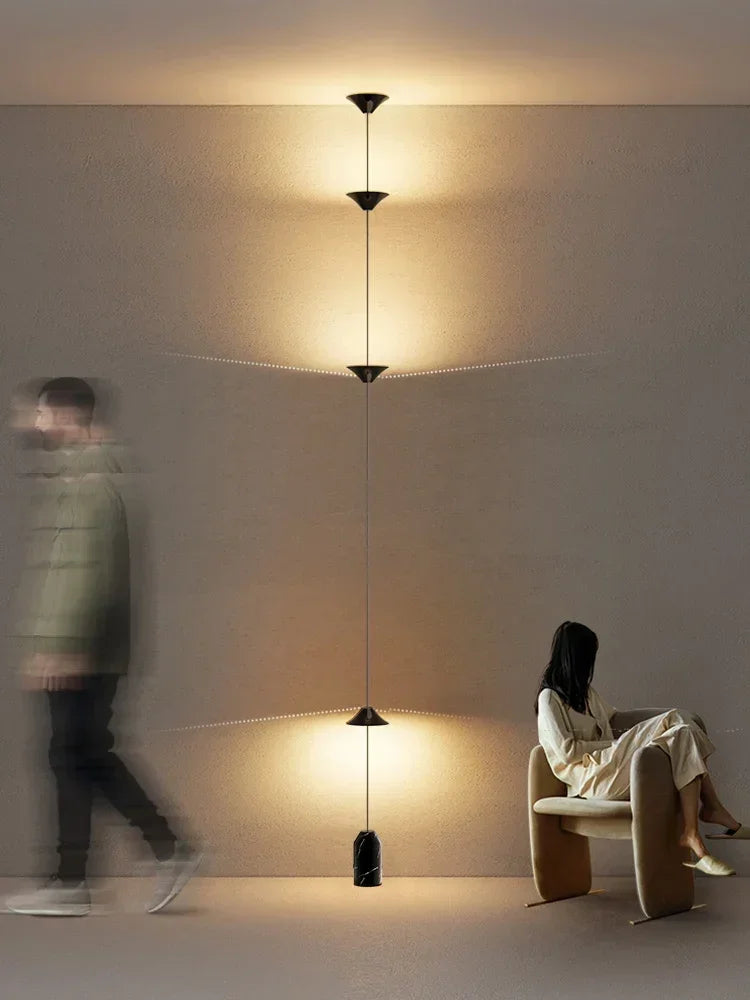 CCC 3 Heads Minimalist Floor Lamp for Living Room Hallway